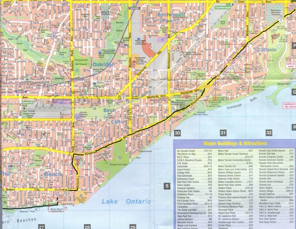 ਨਕਸ਼ਾ ਦੇ ਕਿੰਗਸਟਨ ਰੋਡ Ontarion