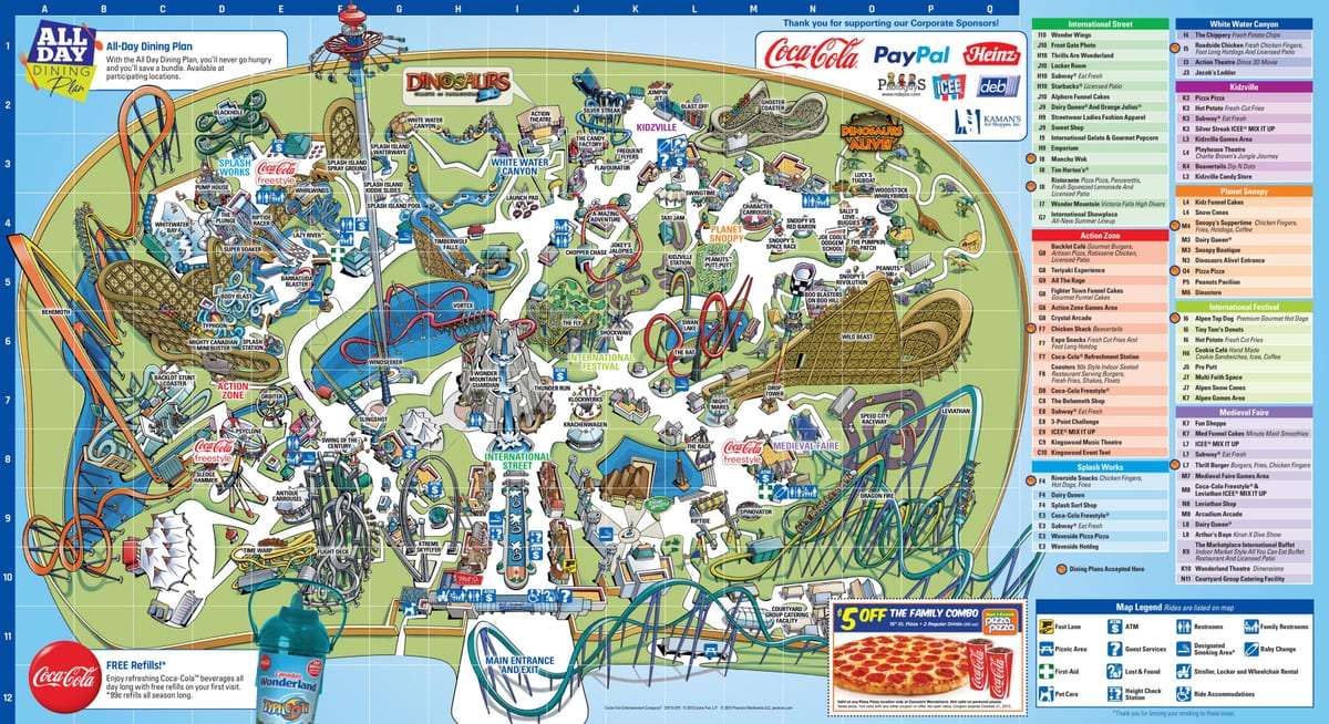 ਨਕਸ਼ਾ ਦੇ ਕੈਨੇਡਾ ਦੇ wonderland