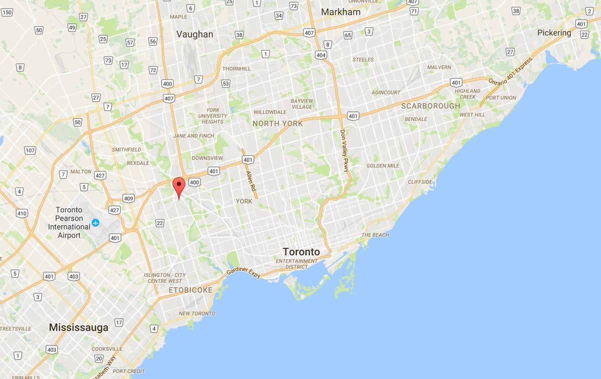 ਨਕਸ਼ਾ ਦੇ ਹੰਬਰ Heights – Westmount ਜ਼ਿਲ੍ਹਾ ਟੋਰੰਟੋ