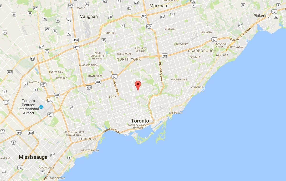 ਨਕਸ਼ਾ ਦੇ Davisville ਪਿੰਡ ਜ਼ਿਲ੍ਹਾ ਟੋਰੰਟੋ