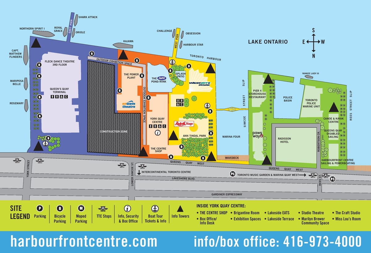 ਨਕਸ਼ਾ ਦੇ Harbourfront Centre