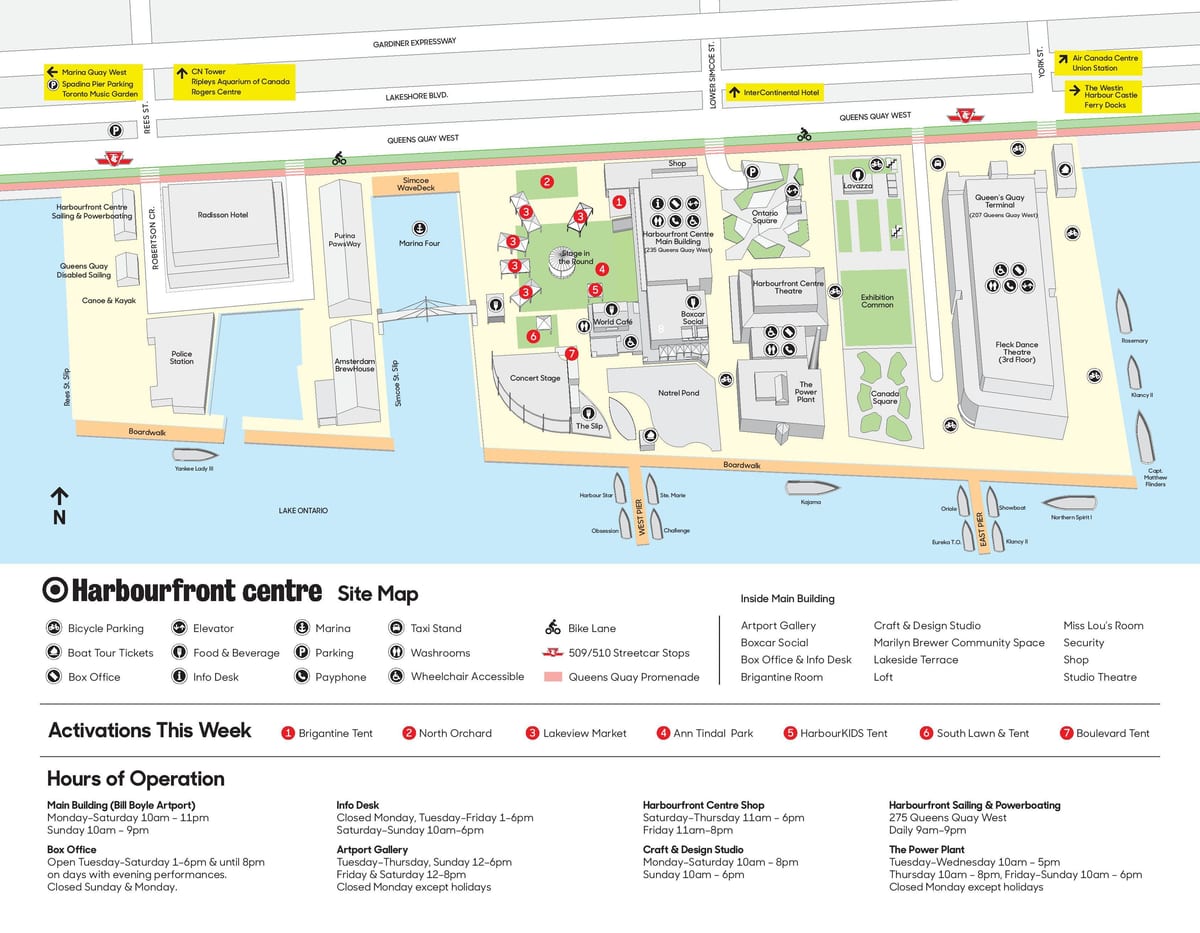 ਨਕਸ਼ਾ ਦੇ Harbourfront ਸੈਂਟਰ ਦੀ ਪਾਰਕਿੰਗ