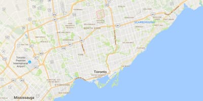 ਨਕਸ਼ਾ ਦੇ Bayview ਜੰਗਲ – Steeles ਜ਼ਿਲ੍ਹਾ ਟੋਰੰਟੋ