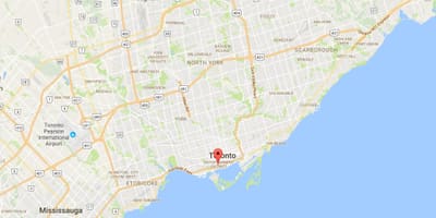 ਨਕਸ਼ਾ ਦੇ CityPlace ਜ਼ਿਲ੍ਹਾ ਟੋਰੰਟੋ