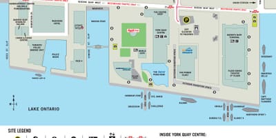 ਨਕਸ਼ਾ ਦੇ Harbourfront Centre, ਟੋਰੰਟੋ